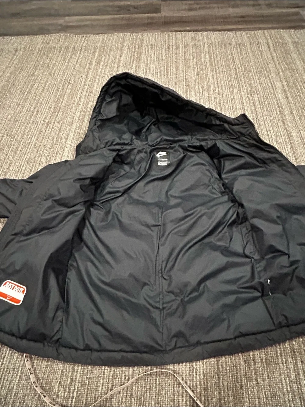 Girls size L Nike puffer coat